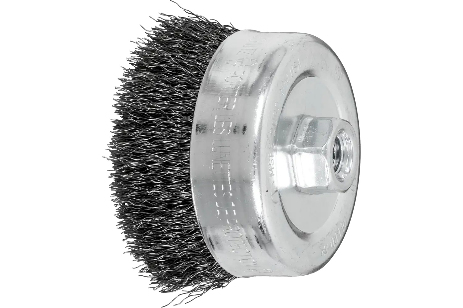 Picture of Pferd Crimped Wire Cup Brush Psf 4" Dia. .014 Carbon Steel 5/8-11" Thread Retail